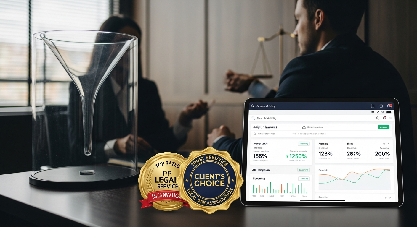 Digital marketing strategy for lawyers in Jaipur strategy visual