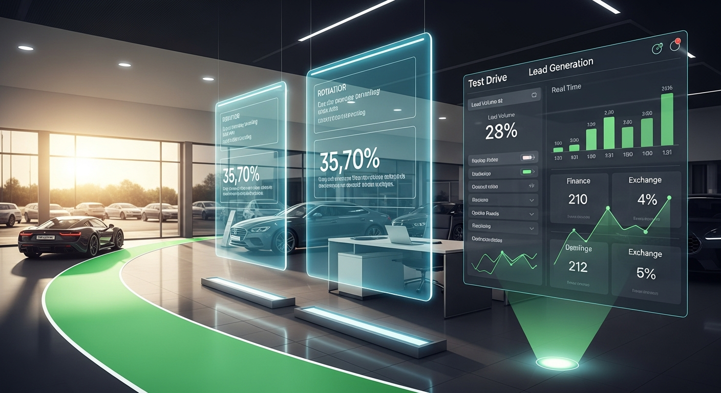 Lead generation strategy for car dealerships execution visual