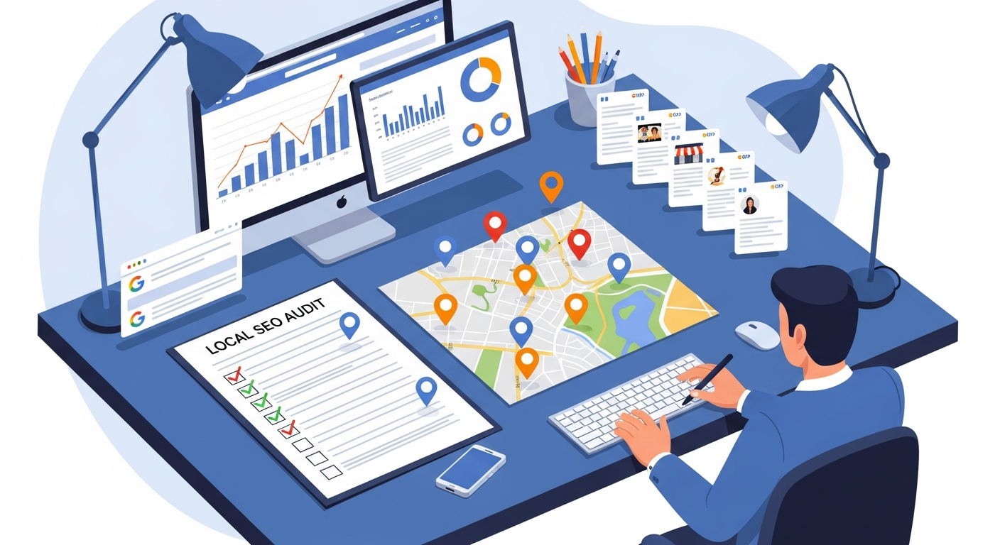 25 point local SEO audit checklist for Jaipur businesses strategy visual