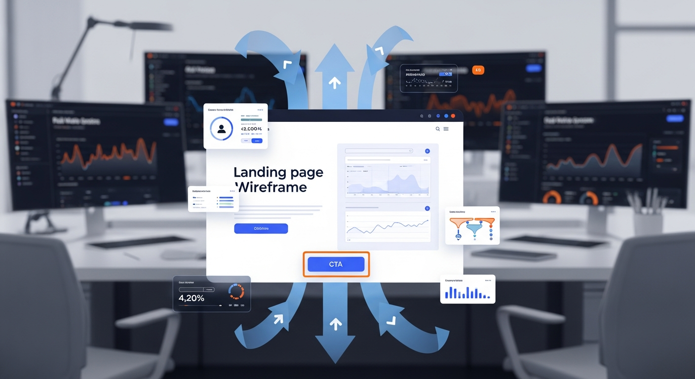 Paid ads landing page brief for Jaipur businesses execution visual