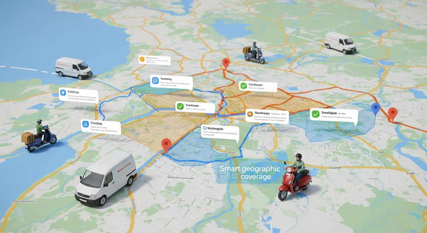 Service area business SEO in India execution visual