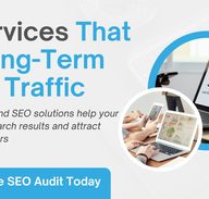 Infographic displaying the top 7 types of digital marketing with icons for SEO, PPC, Social Media Marketing, Content Marketing, Email Marketing, Affiliate Marketing, and Influencer Marketing arranged in a clean, colorful layout sized 525px by 350px.