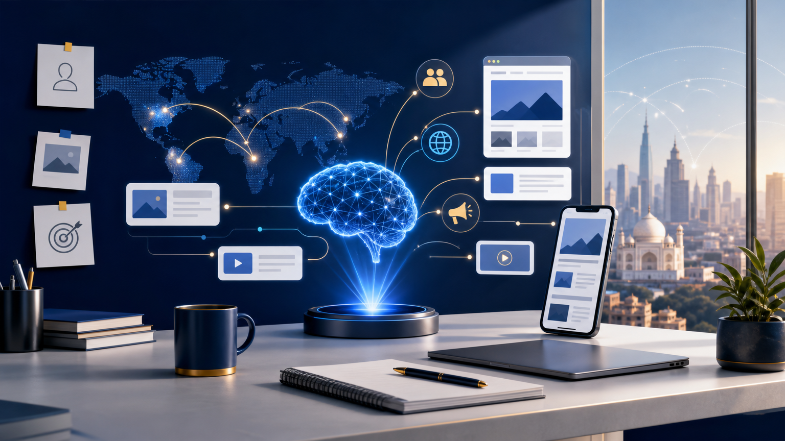 AI in Digital Marketing: What Actually Changes strategy visual