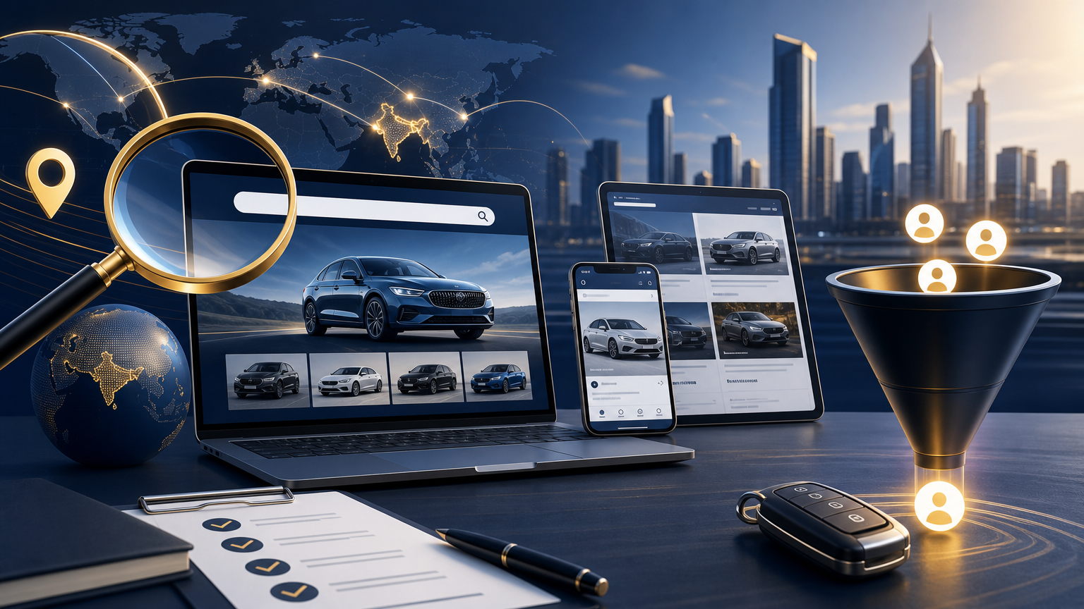 Automotive Digital Marketing Strategies: SEO, Ads, and Lead Quality strategy visual