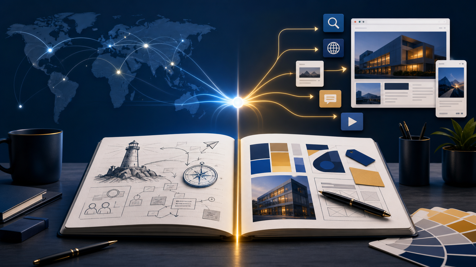 Brand Strategy vs Brand Design: What Growing Businesses Need strategy visual