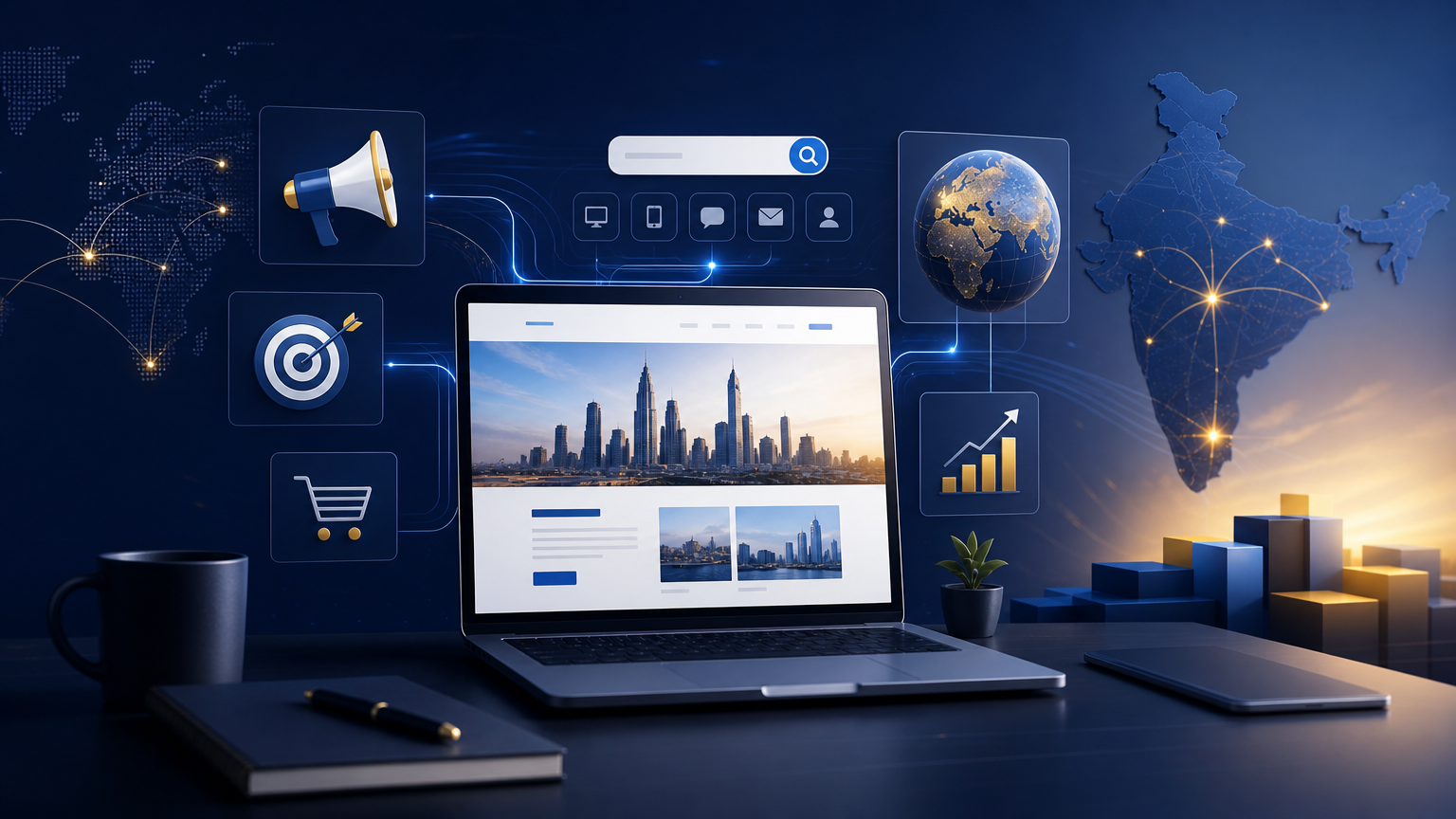Build Your Digital Foundation with Website Development strategy visual
