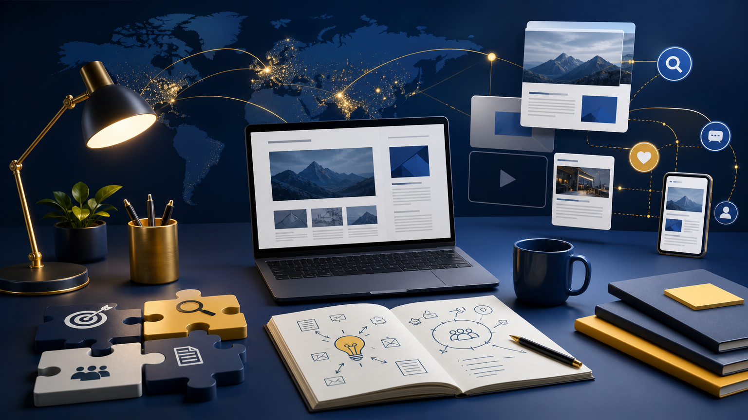 Content Marketing Strategy For Service Businesses: A Practical Growth Guide strategy visual