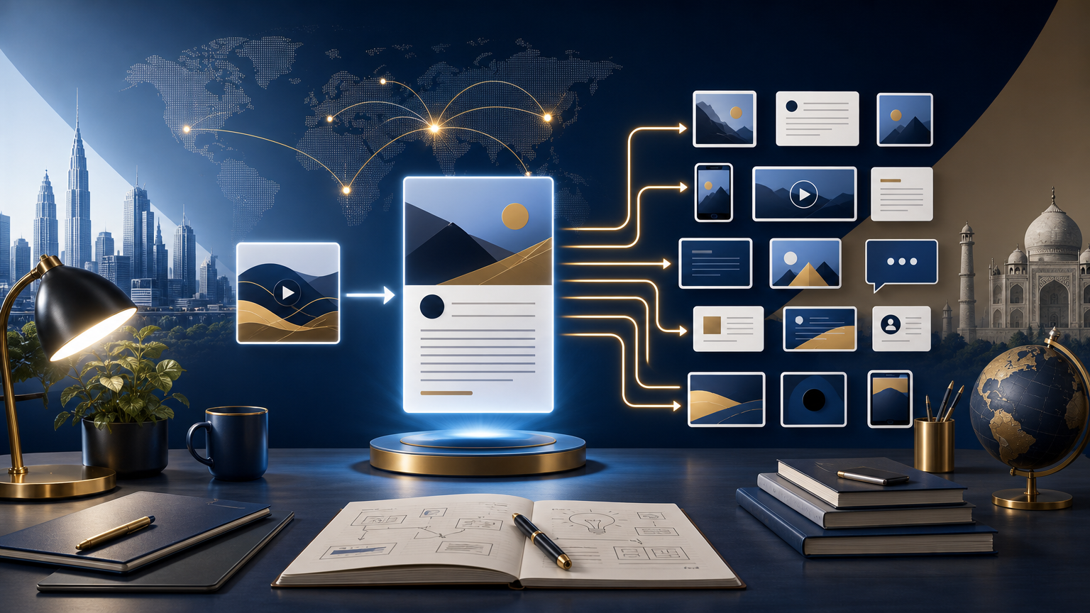 Content Repurposing Workflow: Turn One Campaign into 20 Assets strategy visual