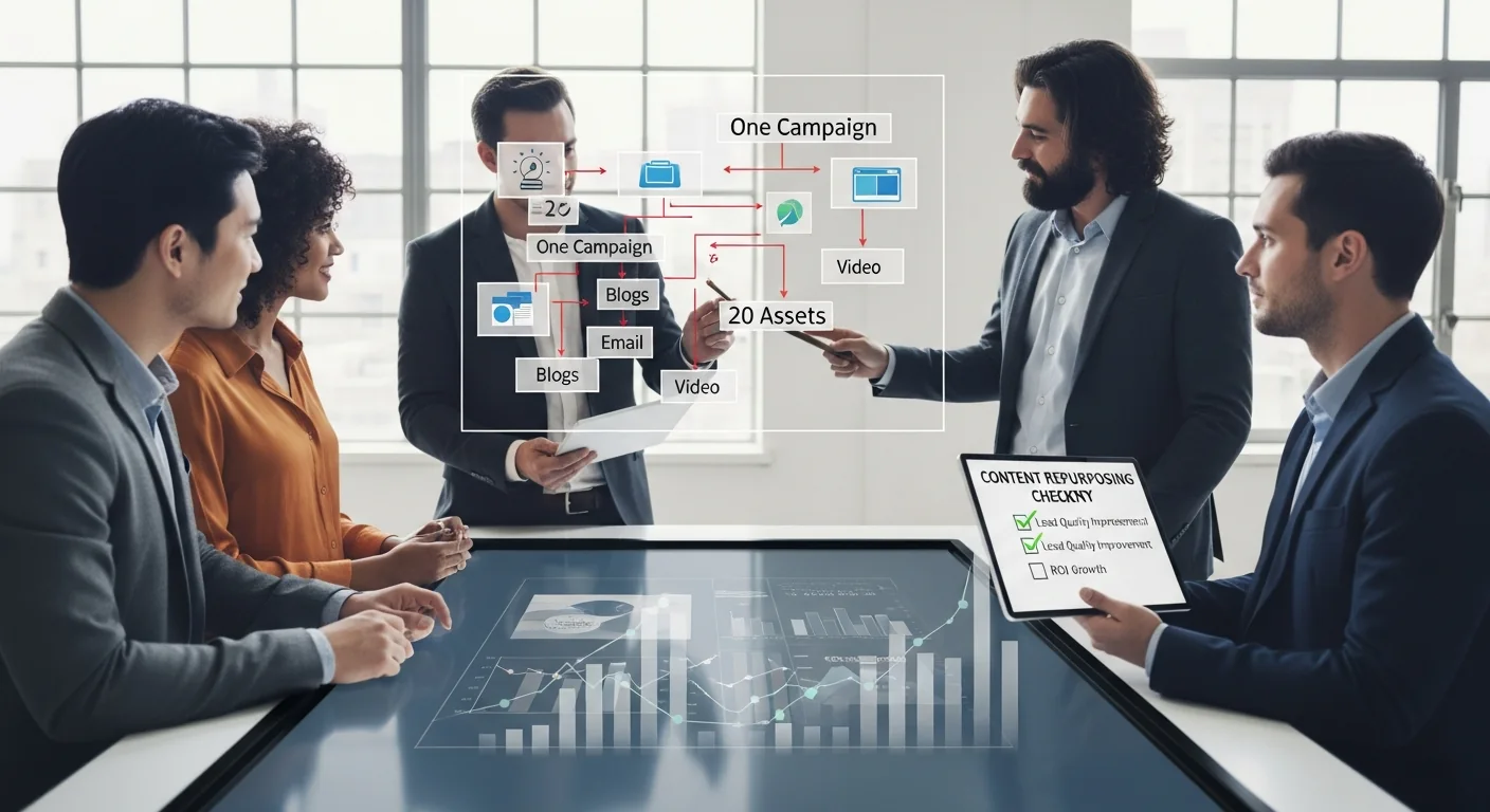 Content Repurposing Workflow: One Campaign into 20 Assets visual