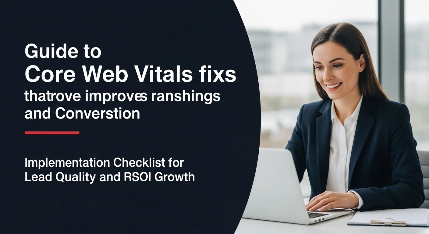Core Web Vitals Fixes That Improve Rankings and Conversion visual