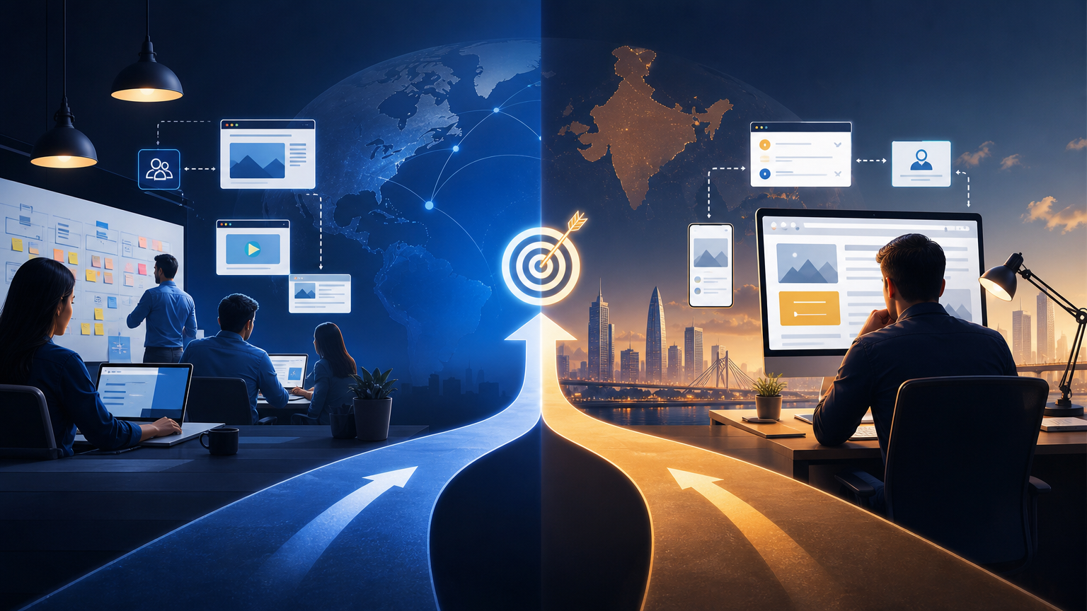 Google Ads Agency vs In-House: Which Delivers Better ROI? strategy visual