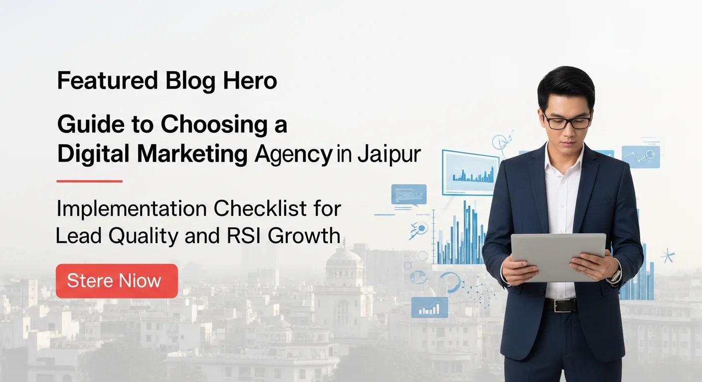 How to Choose a Digital Marketing Agency in Jaipur: 15-Point Checklist visual