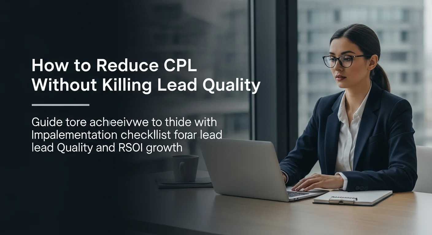 How to Reduce CPL Without Killing Lead Quality visual