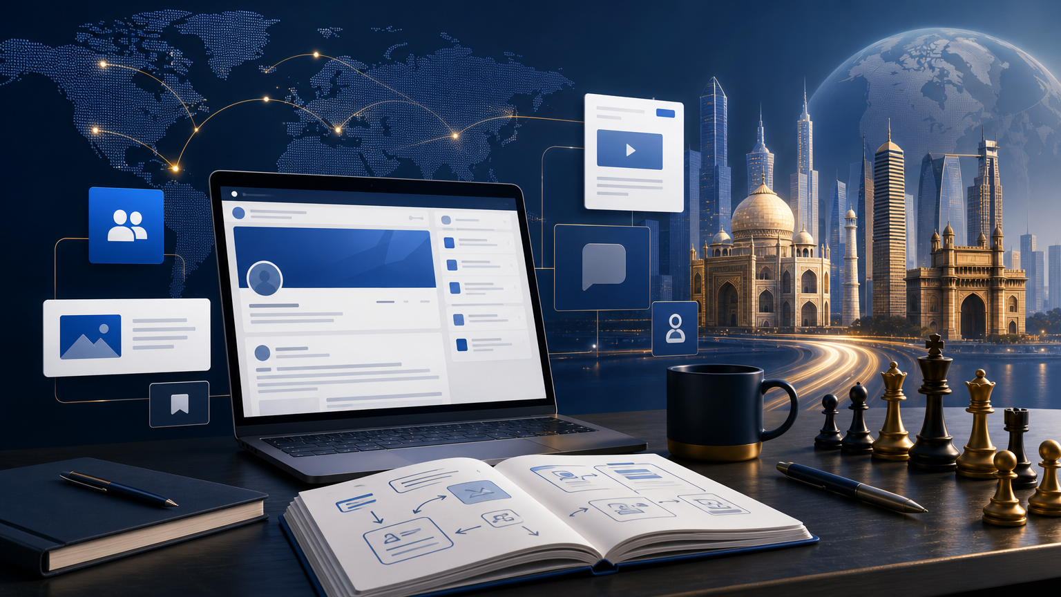 LinkedIn Content Strategy for B2B Lead Generation strategy visual