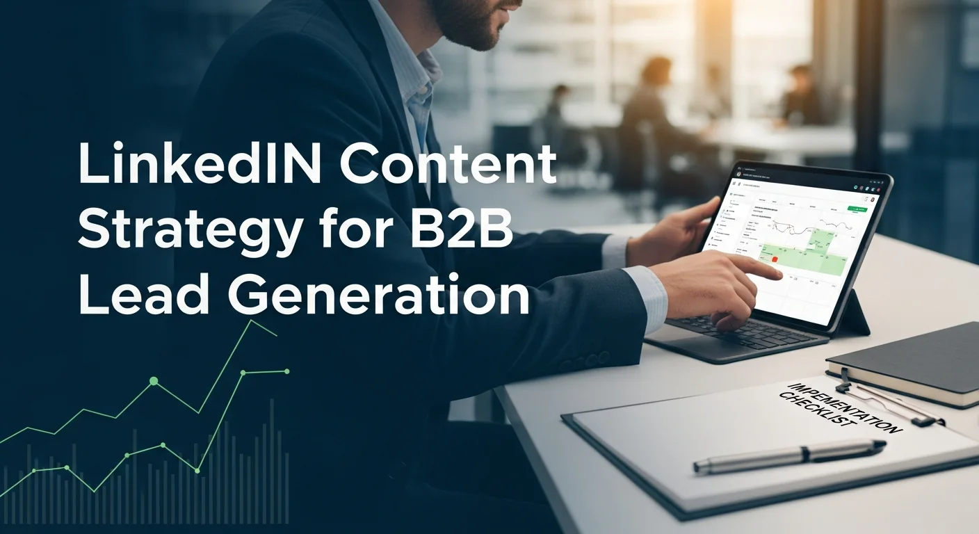 LinkedIn Content Strategy for B2B Lead Generation visual