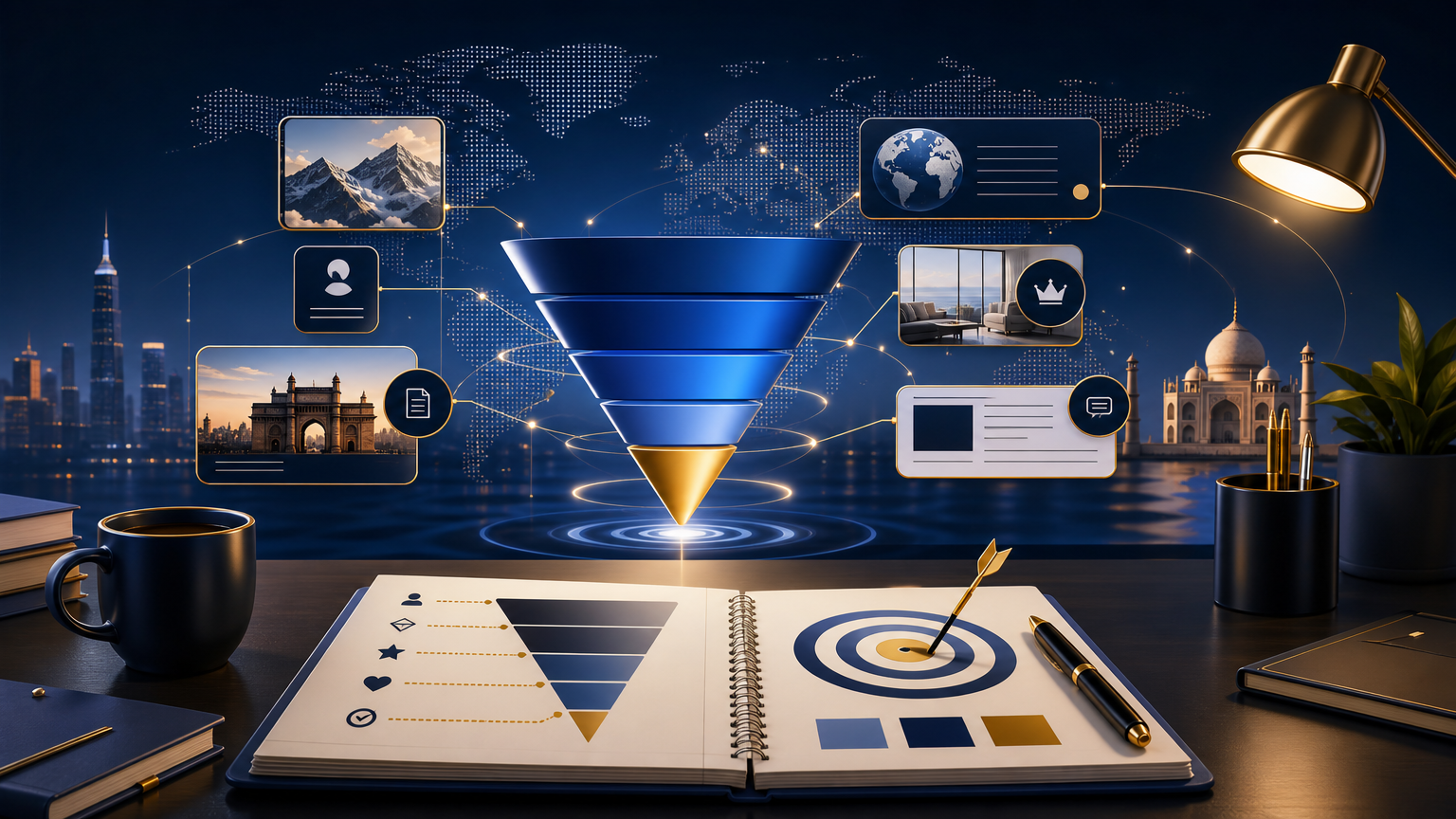 Messaging Framework for High-Ticket Service Offers strategy visual
