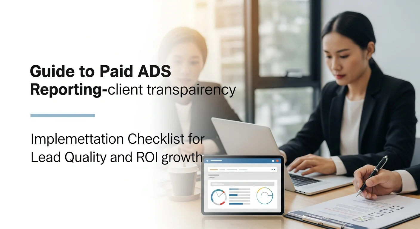 Paid Ads Reporting Template for Agency-Client Transparency visual