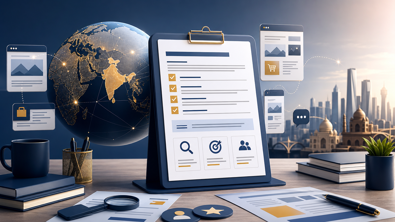 SEO Content Brief Template for Commercial Intent Pages strategy visual