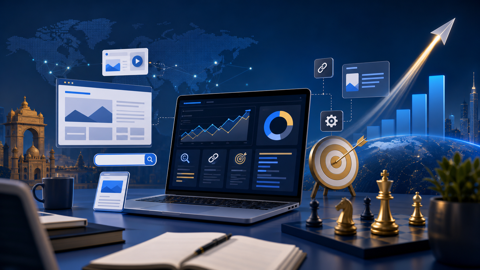 SEO KPI Dashboard: What to Track Weekly and Monthly strategy visual