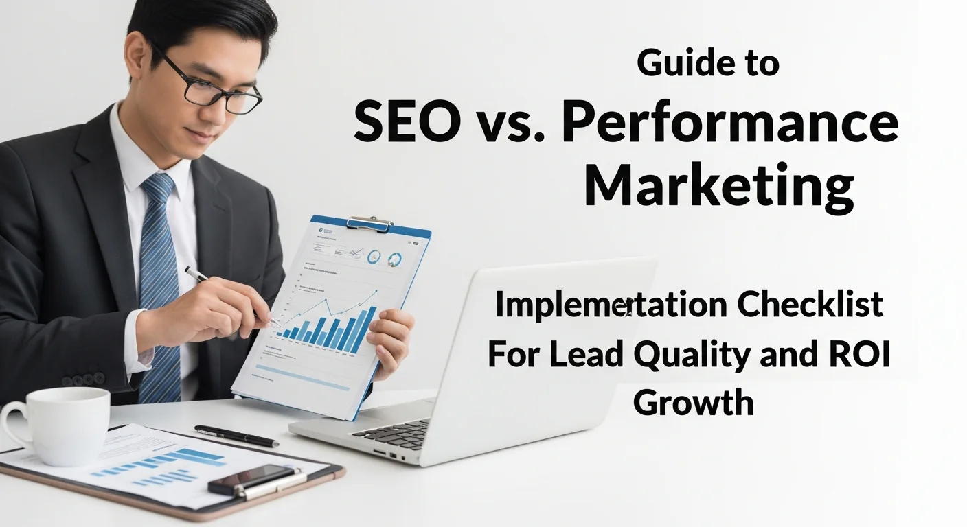 SEO vs Performance Marketing: Best Strategy by Business Stage visual