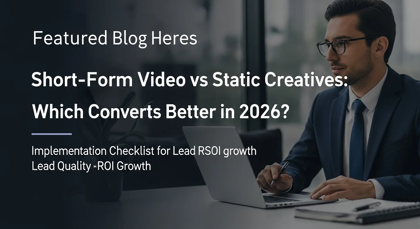 Short-Form Video vs Static Creatives: Which Converts Better in 2026? visual