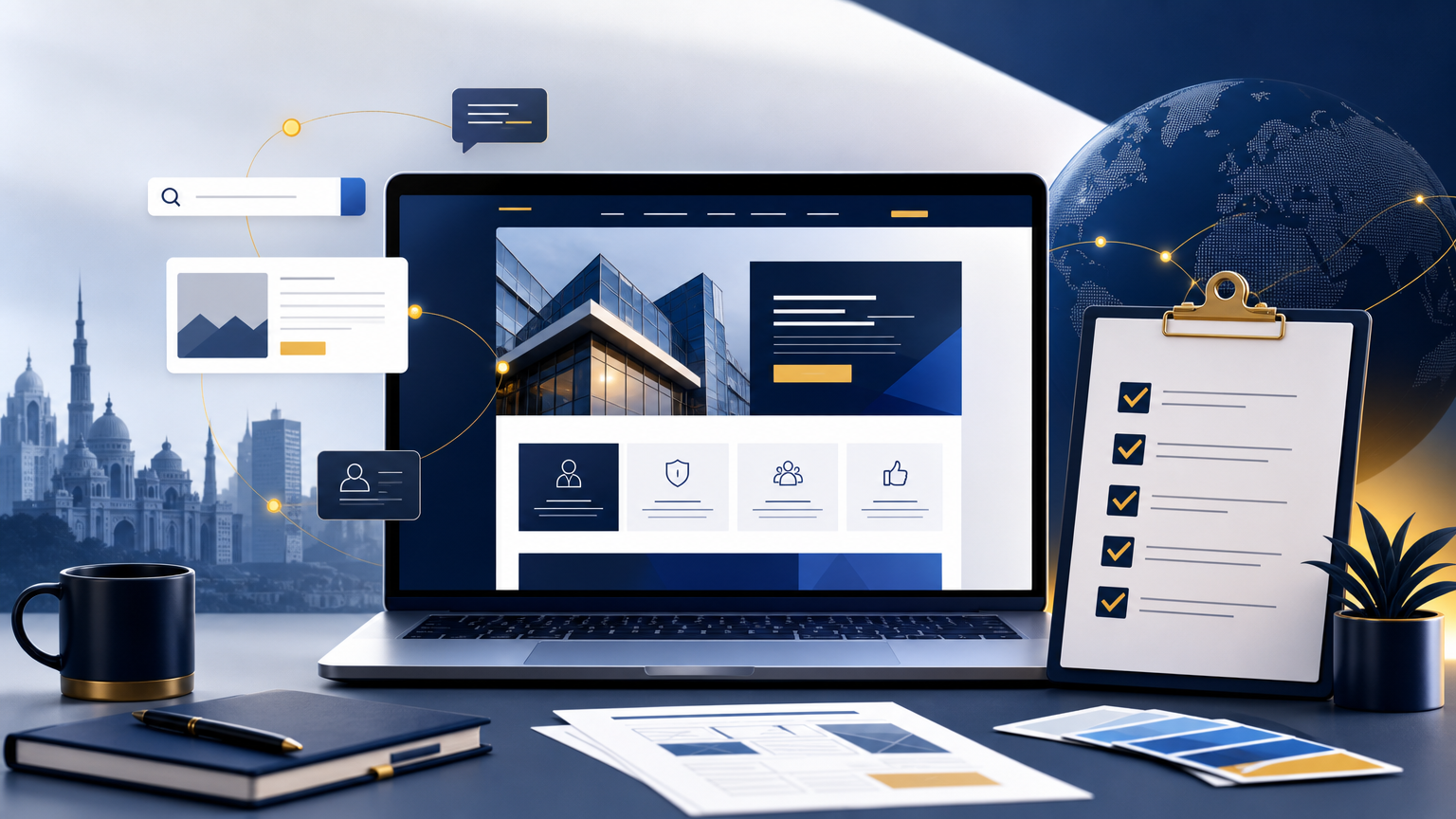 Website Redesign Checklist for Service Businesses strategy visual