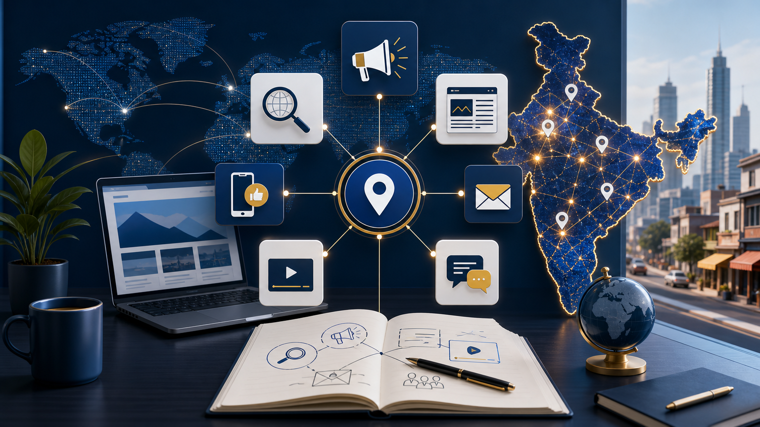 The 7 Types of Digital Marketing and When to Use Each strategy visual