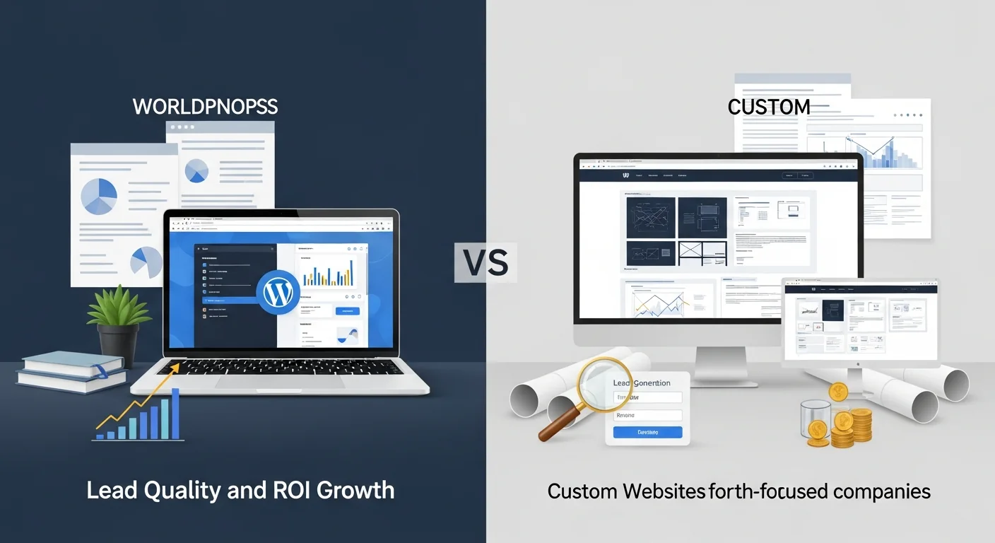 WordPress vs Custom Website for Growth-Focused Companies visual